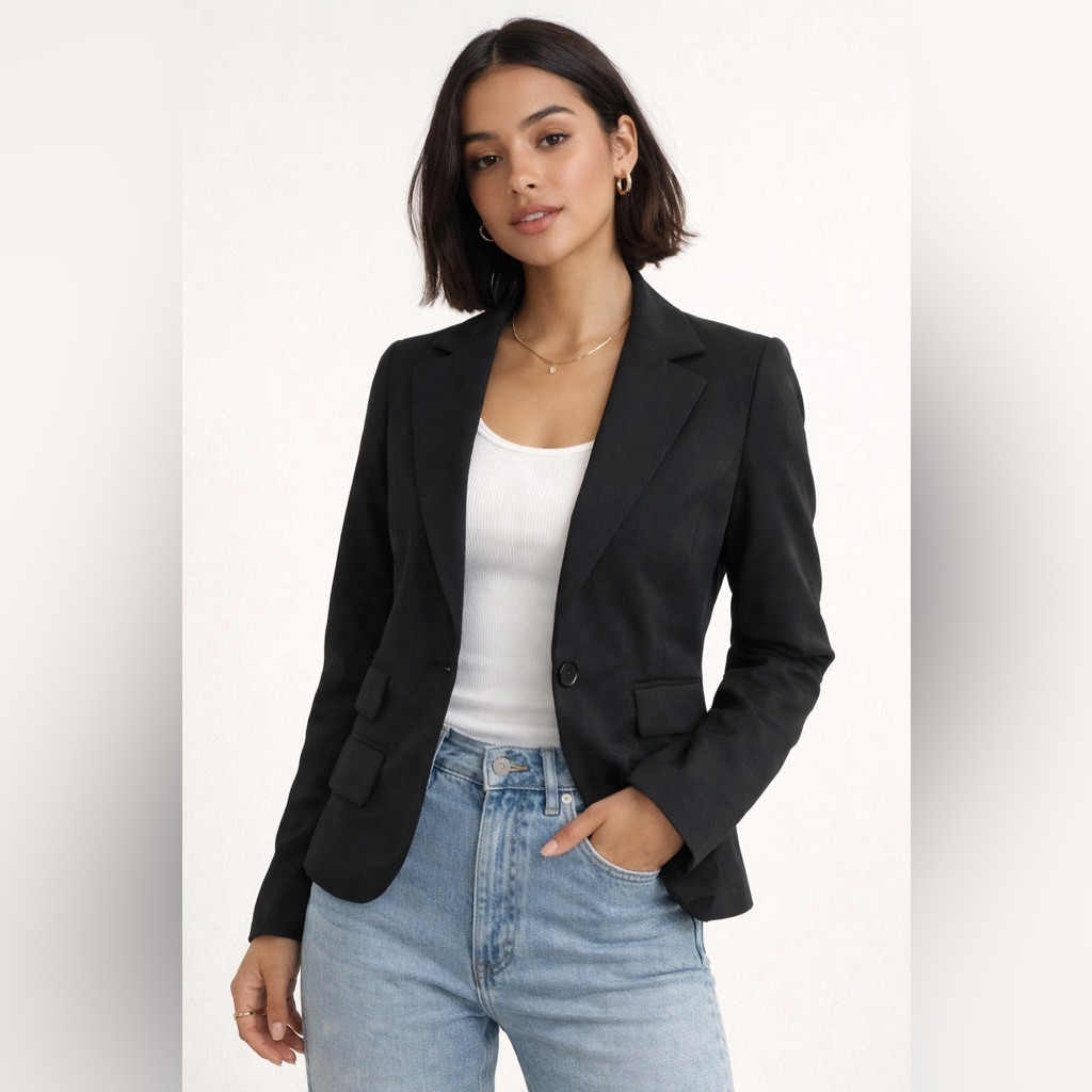 To The Max Black Career Wear Blazer Sz. 6